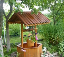 Колодец декоративный своими руками Колодец декоративный