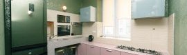 Моющиеся обои в интерьере кухни Моющиеся обои в интерьере кухни