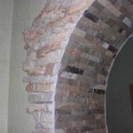 Отделка камнем арки в квартире Отделка камнем арки в квартире