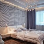 Отделка спальни: дизайн и оформление стен и потолков (фото)